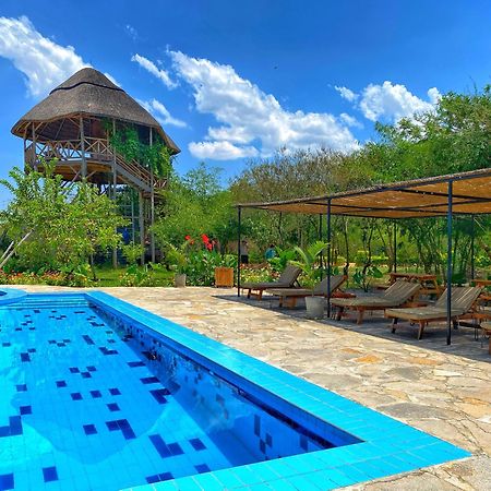 Murchison Falls Bamboo Village Paraa Dış mekan fotoğraf