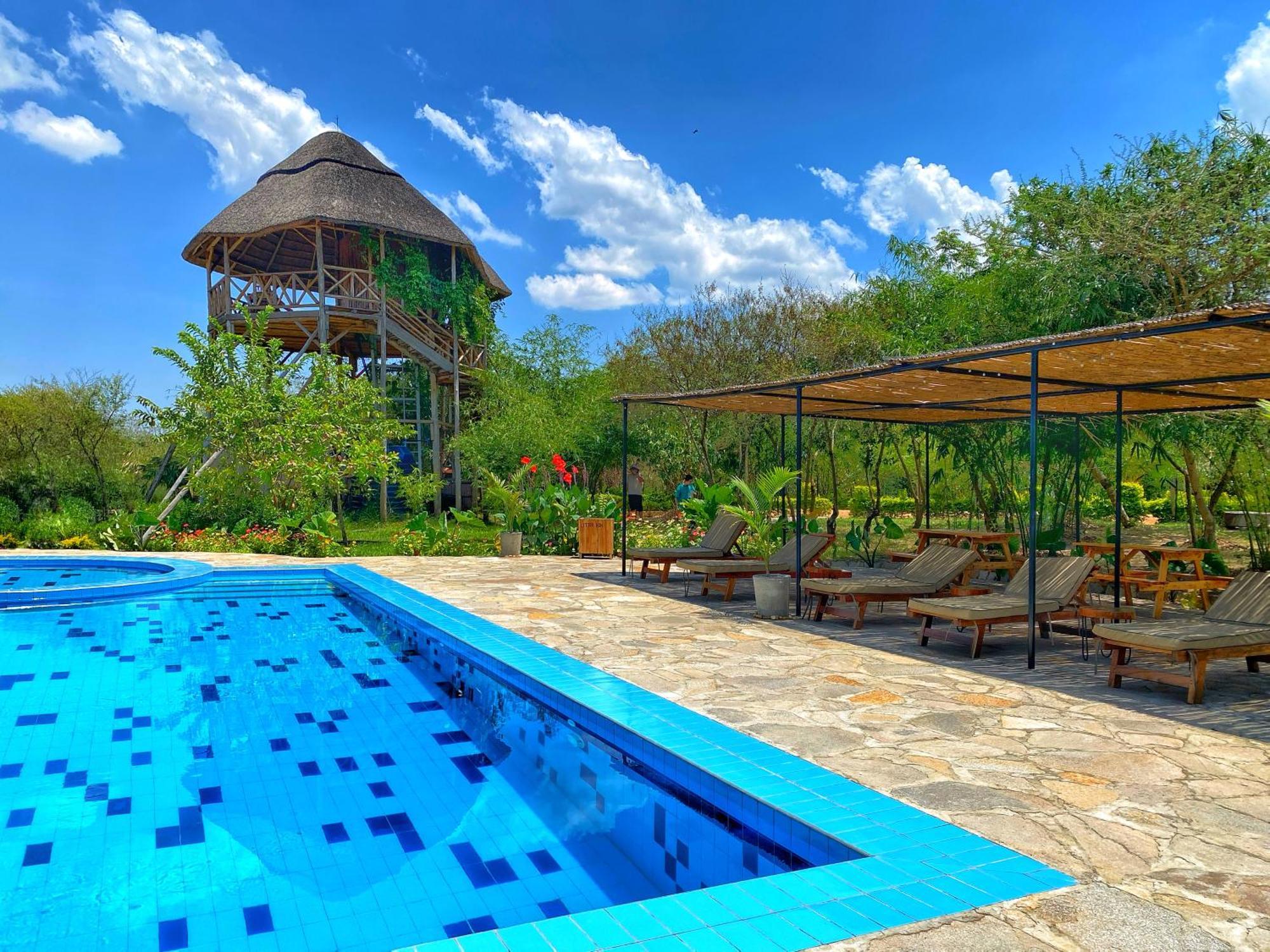 Murchison Falls Bamboo Village Paraa Dış mekan fotoğraf